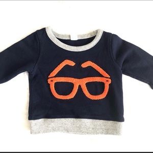 Baby Gap Glasses Crew Neck Sweater